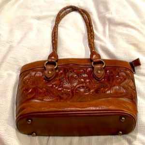 Patricia Nash leather shoulder bag